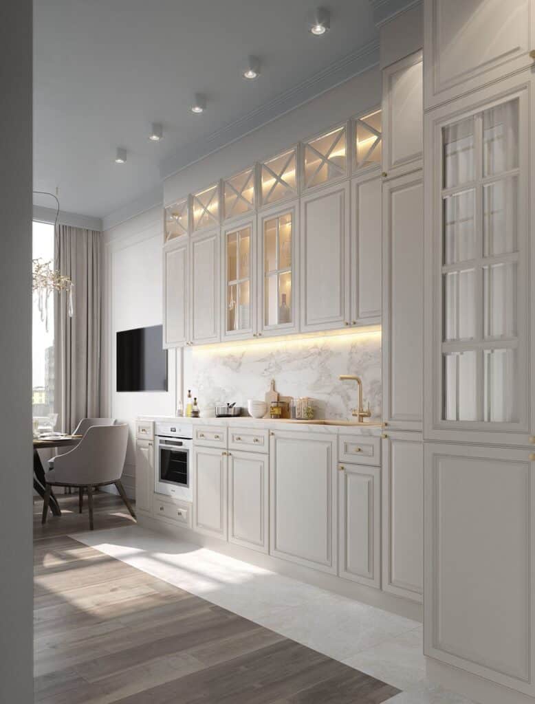 این کابینتها واقعاً زیبا هستند.